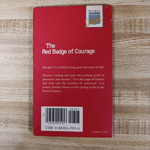 Red Badge of Courage Stephen Crane 1984 B&W Pocket Classics Comic Paperback Vtg - Picture 2 of 6